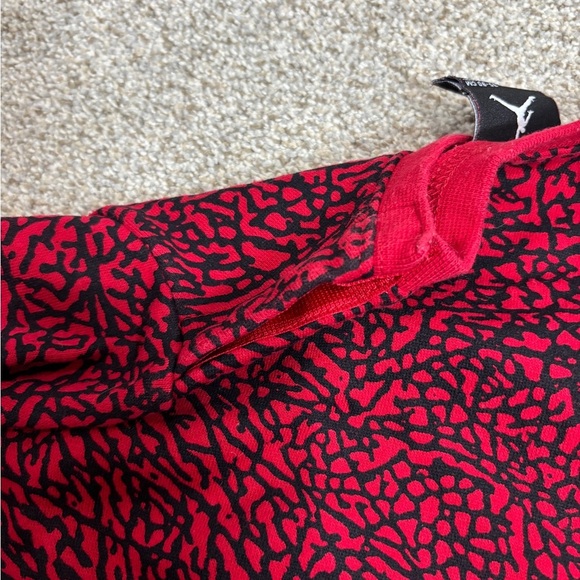 Jordan Jumpman Logo Boys Toddlers 24 months Red Print Pullover Sweatshirt - Picture 2 of 7